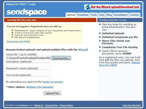 snedspace|sendspace online.